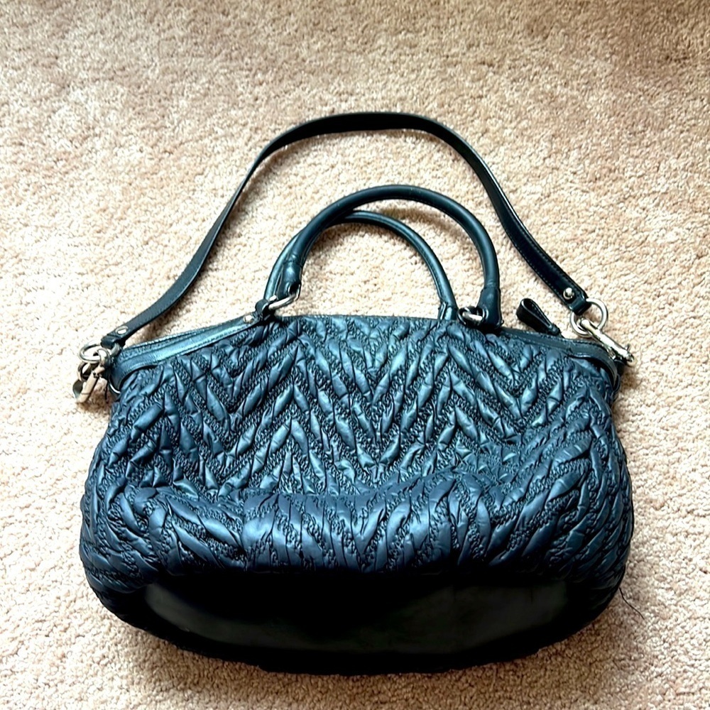 Coach Madison Lindsey black quilted 70th anniversary bag - Picture 2 of 11
